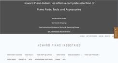 Desktop Screenshot of howardpianoindustries.com